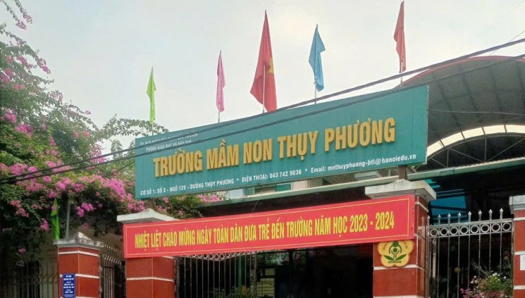 Bán nhà 3.6 Tỷ 5 Tầng, Trường Mầm Non Phường Thuỵ Phương Bắc Từ Liêm.